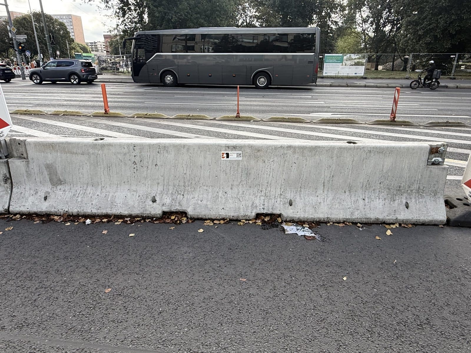 Betonleitwände
