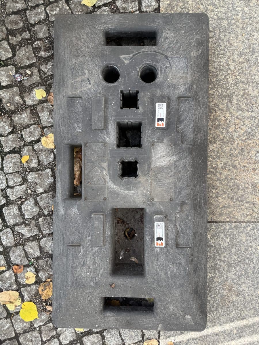 Fußplatte Sicherheitsklasse K1